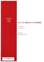 Scic SA Energie Citoyenne Rapport spécial signé